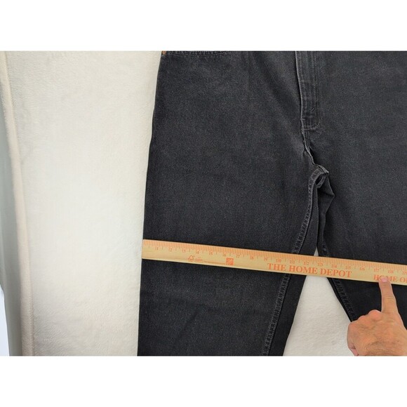 VTG Levis 560 Loose Fit Tapered Leg Black Jeans Mens 36X30 90s Baggy Y2K USA - Picture 10 of 15